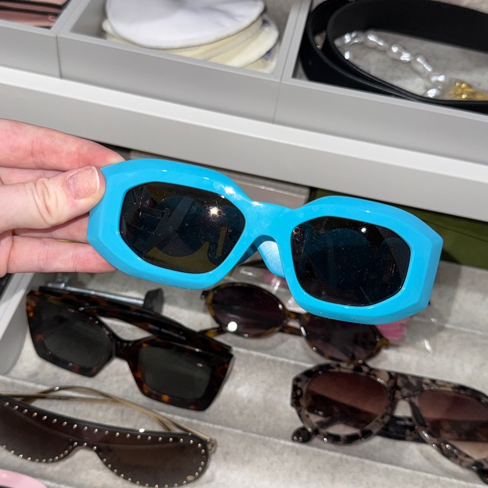 Versace Stylish Blue Sunglasses